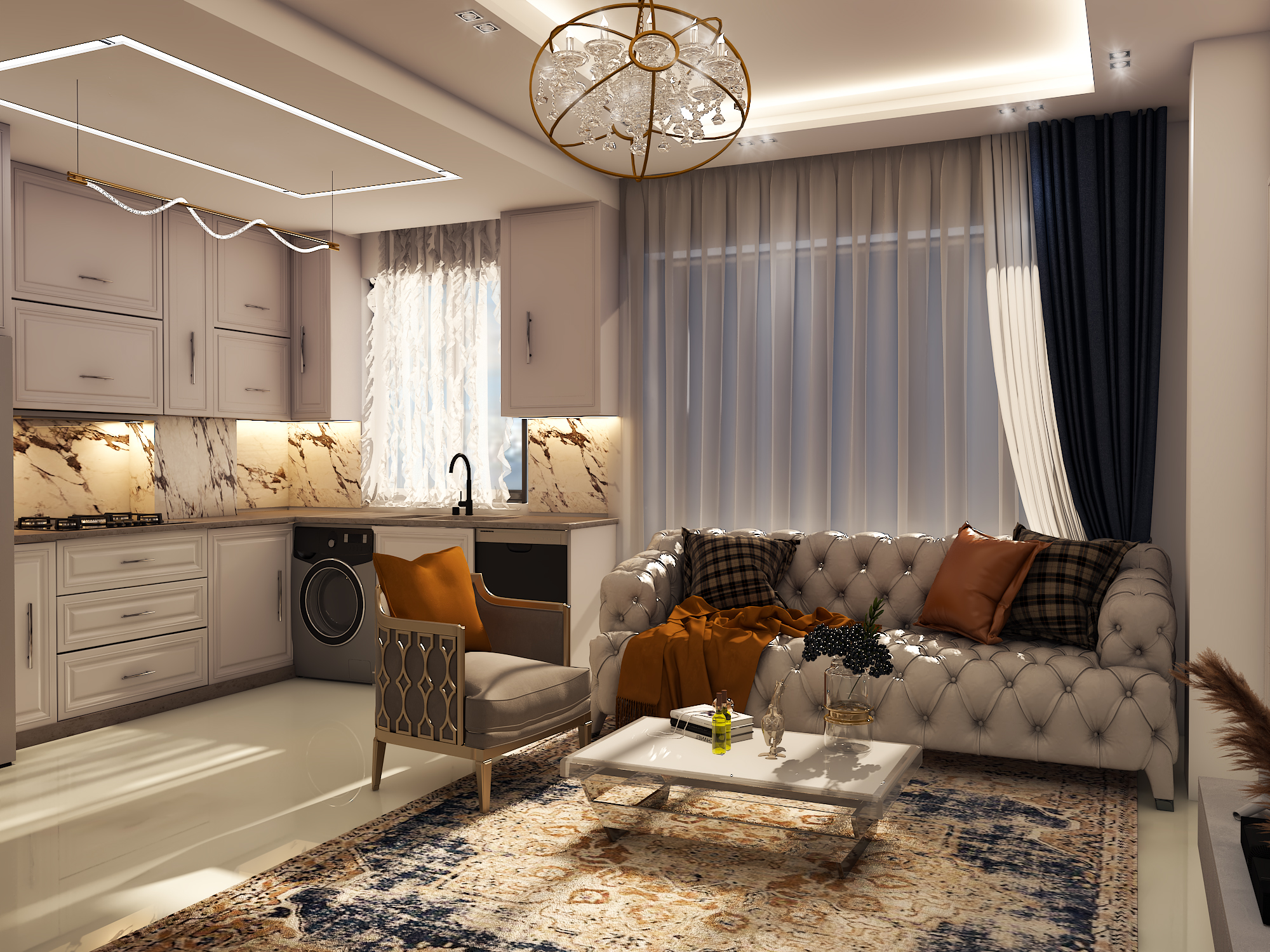 طراحی و اجرای پروژه بازسازی | آتریم کمپانی