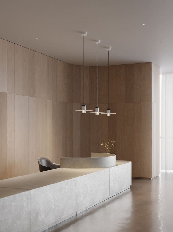 نورپردازی در فضای اداری مدرن